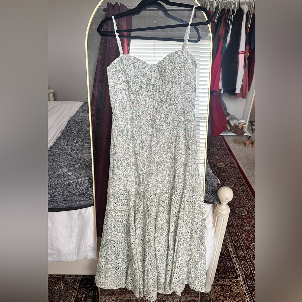 Misa Los Angeles dress in Soft Green Floral